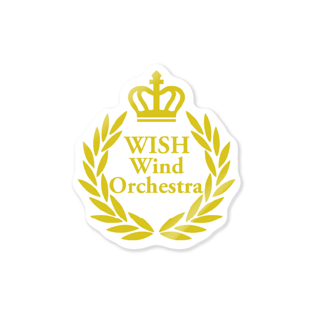 WISH Wind Orchestraのエンブレム ステッカー