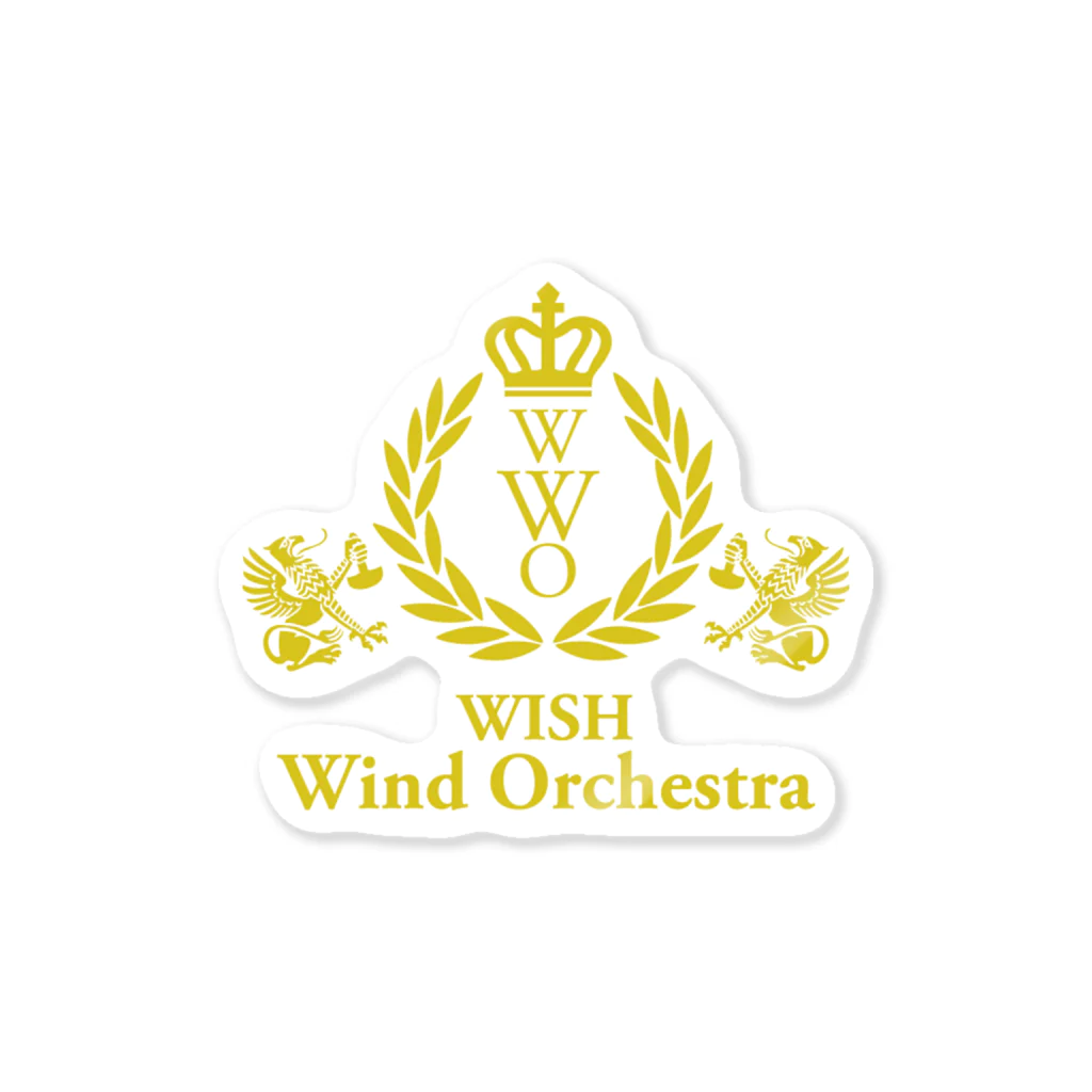 WISH Wind Orchestraのオリジナルロゴ ステッカー