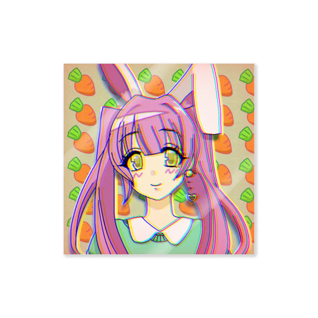 ゴミ販売店のusagi Sticker