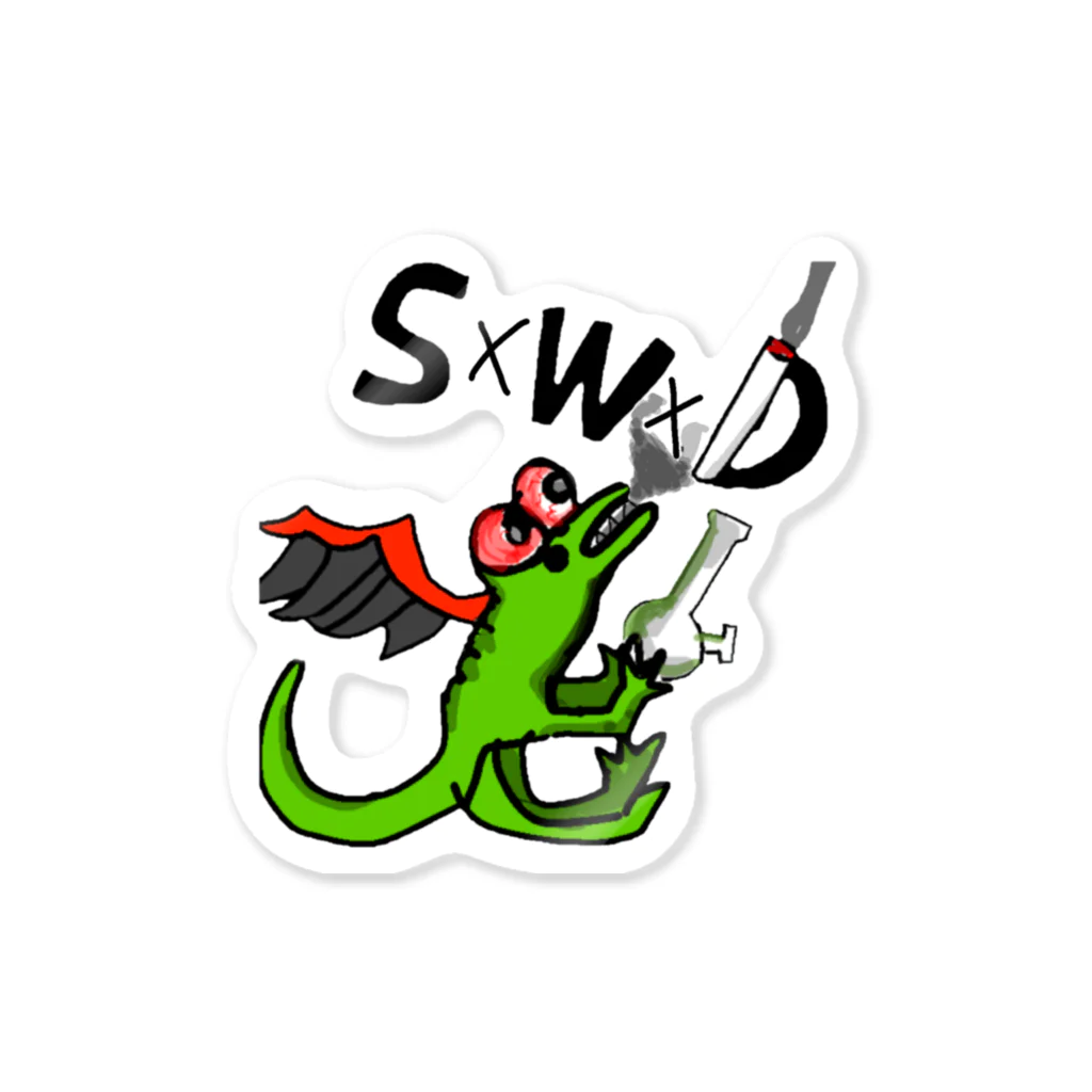 SmokeWeeDoragonのSmokeWeeDragonステッカー Sticker