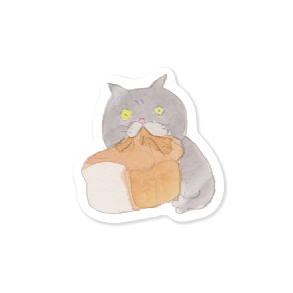 vagの食パンをむさぼるブリショ Sticker