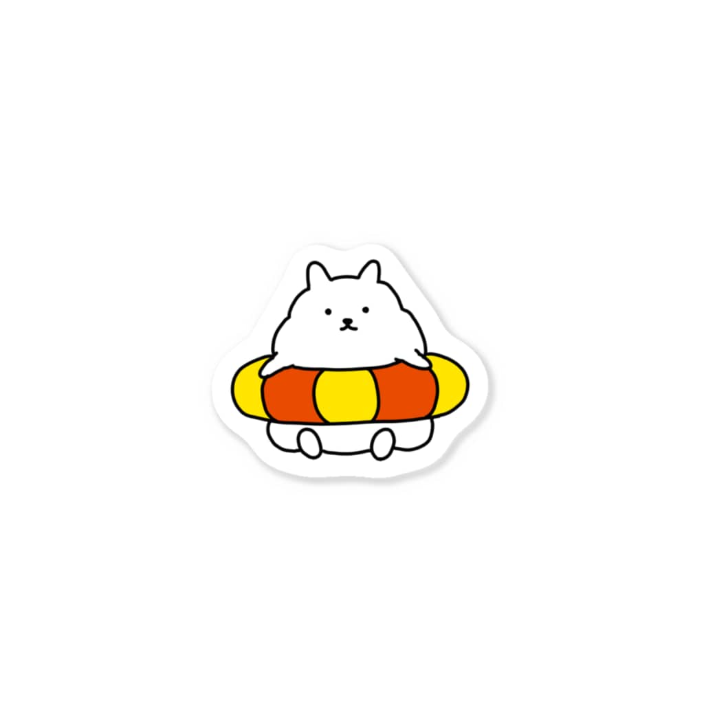 タナイキのうきわのふわたろう Sticker