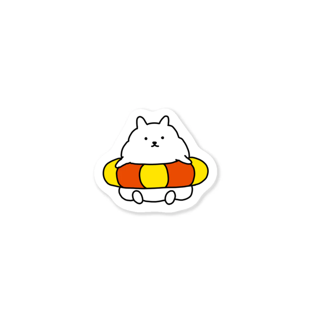 タナイキのうきわのふわたろう Sticker