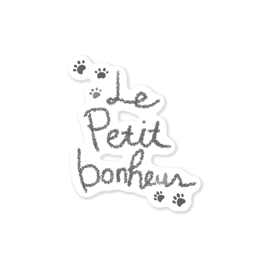 Le petit bonheurのショップオリジナルロゴ(le Petit bonheur) Sticker