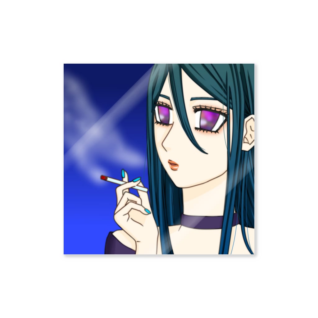 クールタバコ女子 ガールズルーム Amasame のステッカー通販 Suzuri スズリ クールタバコ女子 ガールズルーム Amasame のステッカー通販 Suzuri スズリ