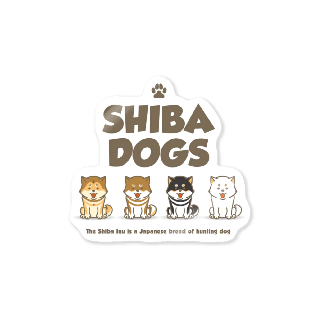 neguse511のshiba-dogs ステッカー