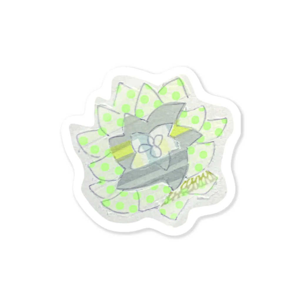 ☺︎のマステ絵多肉植物 Sticker