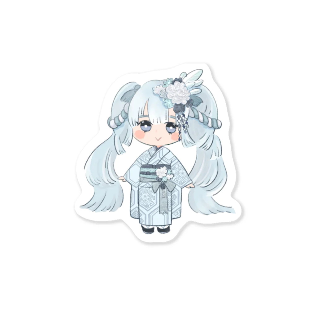 RAYWOOD公式🌙月讀つむぎ（筆や写楽）Vtuber化準備中！のつむぎちゃんSD Sticker