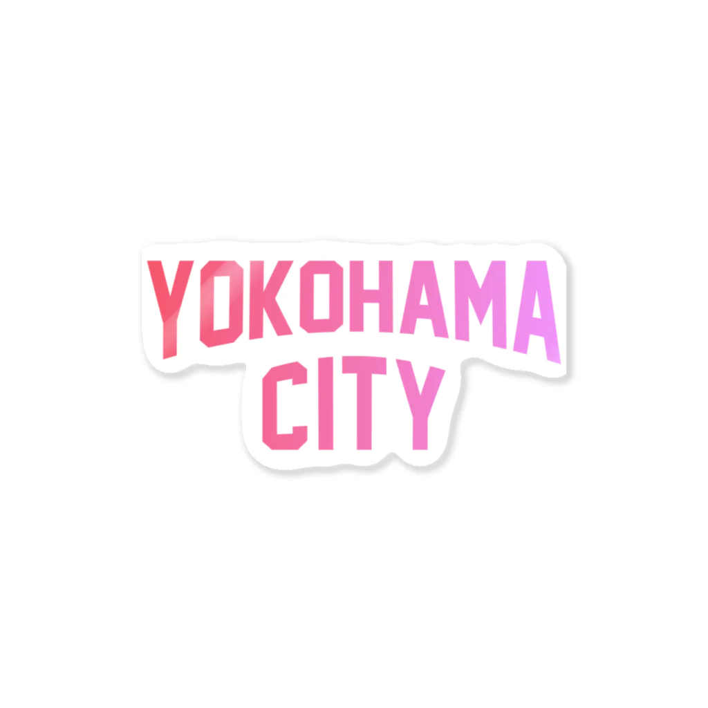 JIMOTO Wear Local Japanの横浜市 YOKOHAMA CITY ステッカー