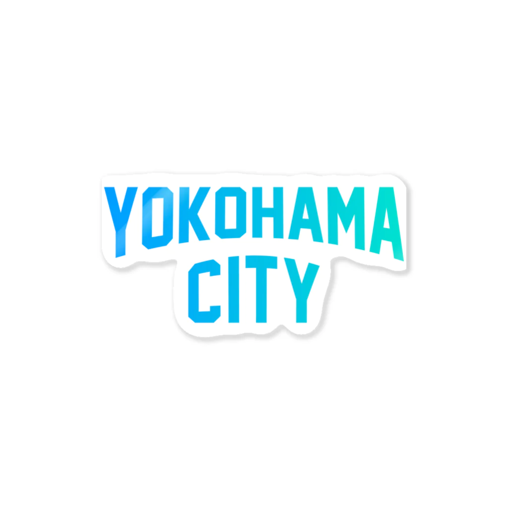 JIMOTO Wear Local Japanの横浜市 YOKOHAMA CITY ステッカー