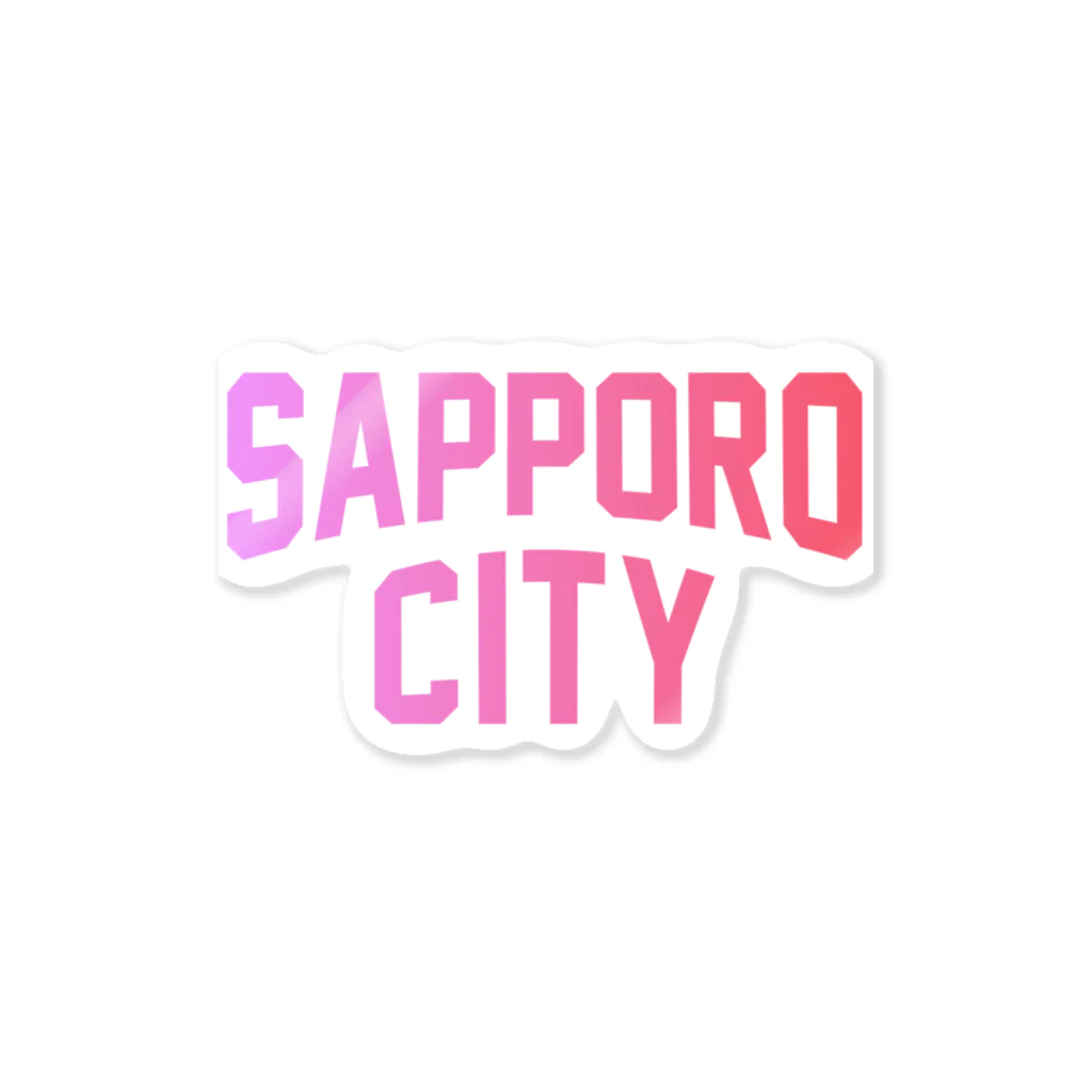 JIMOTO Wear Local Japanの札幌市 SAPPORO CITY ステッカー
