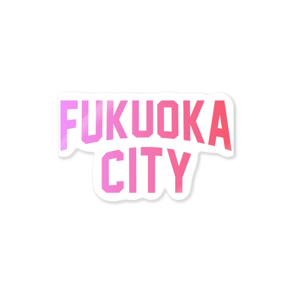 JIMOTO Wear Local Japanの福岡市 FUKUOKA CITY ステッカー