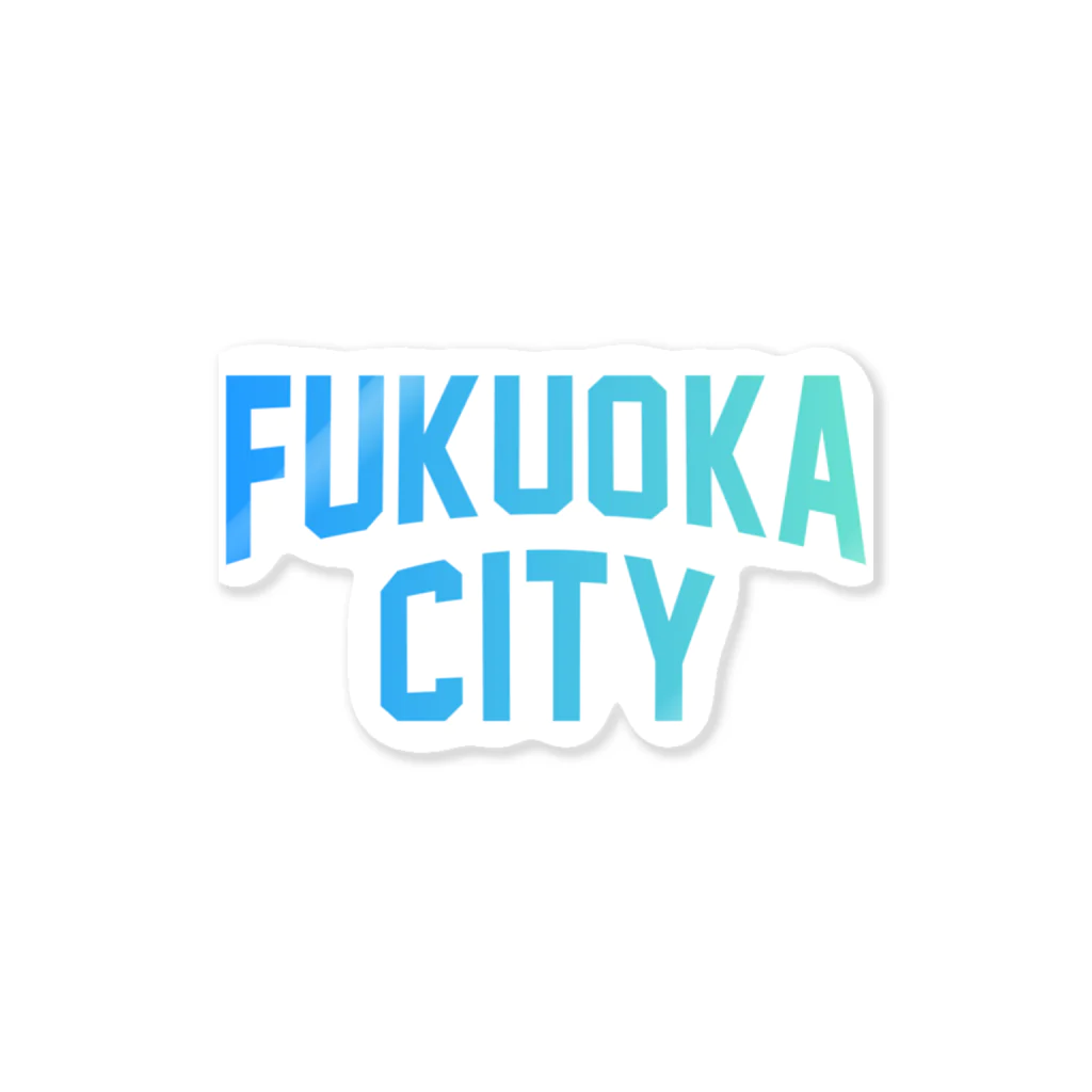 JIMOTO Wear Local Japanの福岡市 FUKUOKA CITY ステッカー