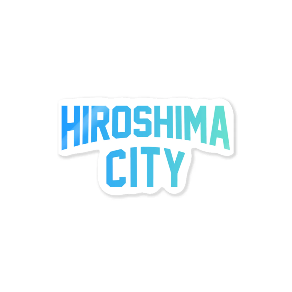 JIMOTO Wear Local Japanの広島市 HIROSHIMA CITY ステッカー