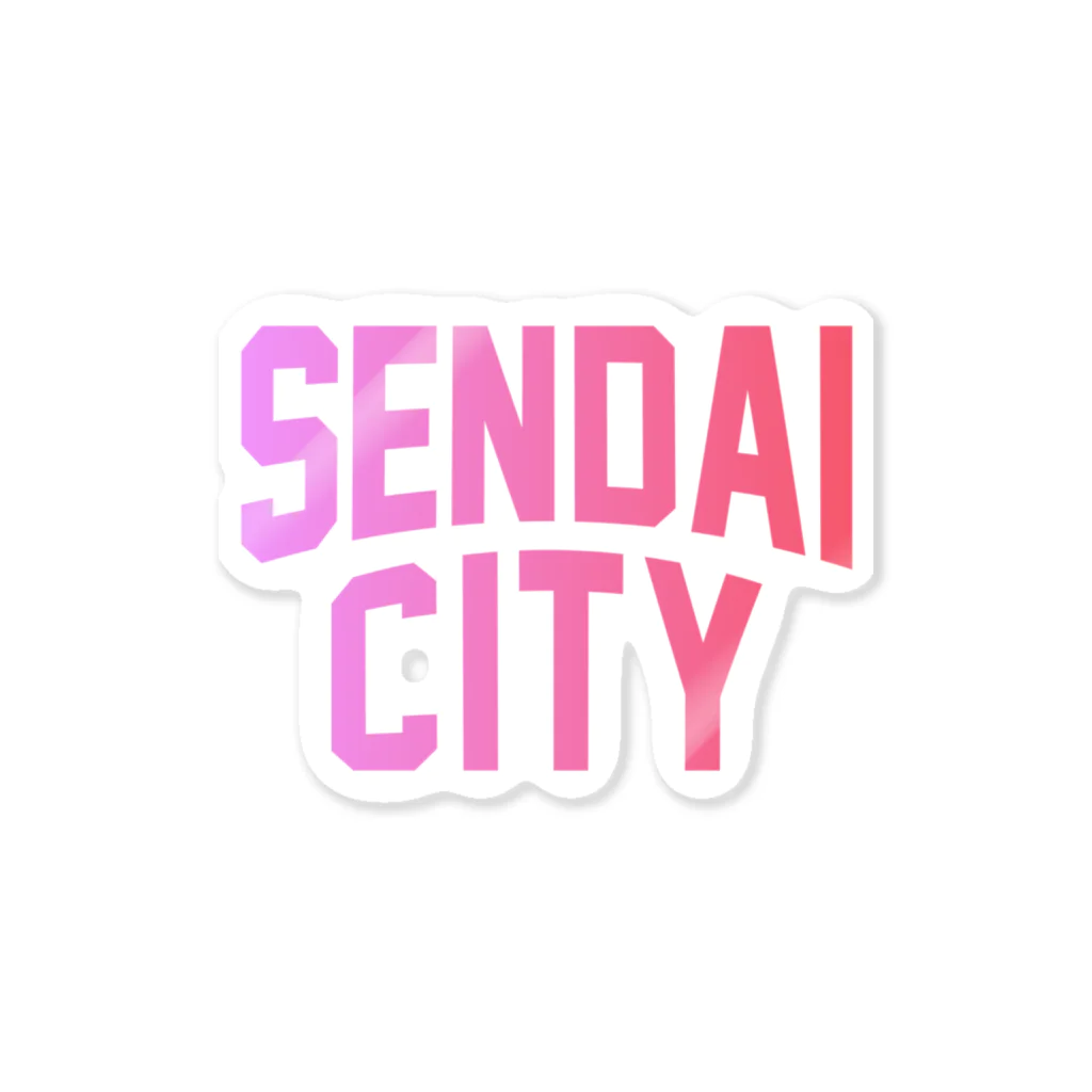 JIMOTO Wear Local Japanの仙台市 SENDAI CITY Sticker