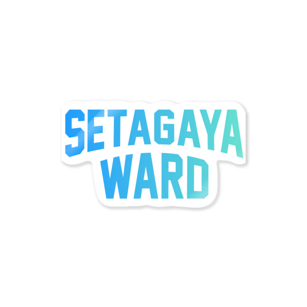 JIMOTO Wear Local Japanの世田谷区 SETAGAYA WARD Sticker