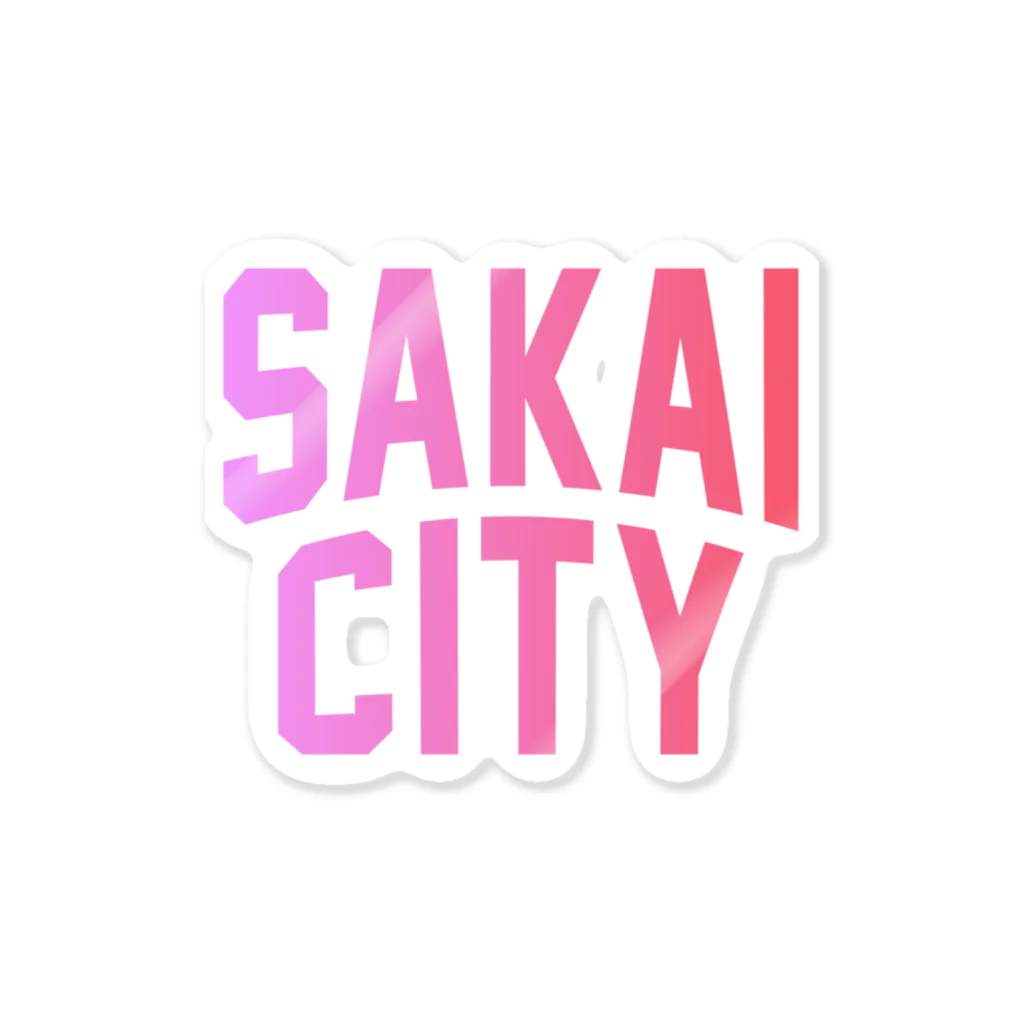 JIMOTOE Wear Local Japanの堺市 SAKAI CITY ステッカー