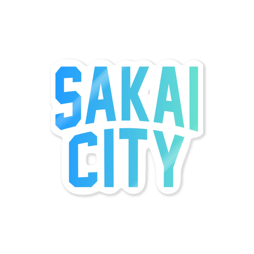 JIMOTOE Wear Local Japanの堺市 SAKAI CITY Sticker