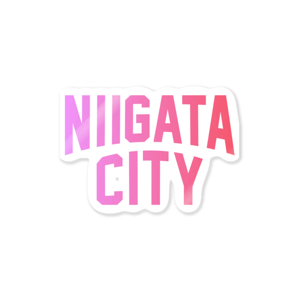 JIMOTOE Wear Local Japanの新潟市 NIIGATA CITY Sticker