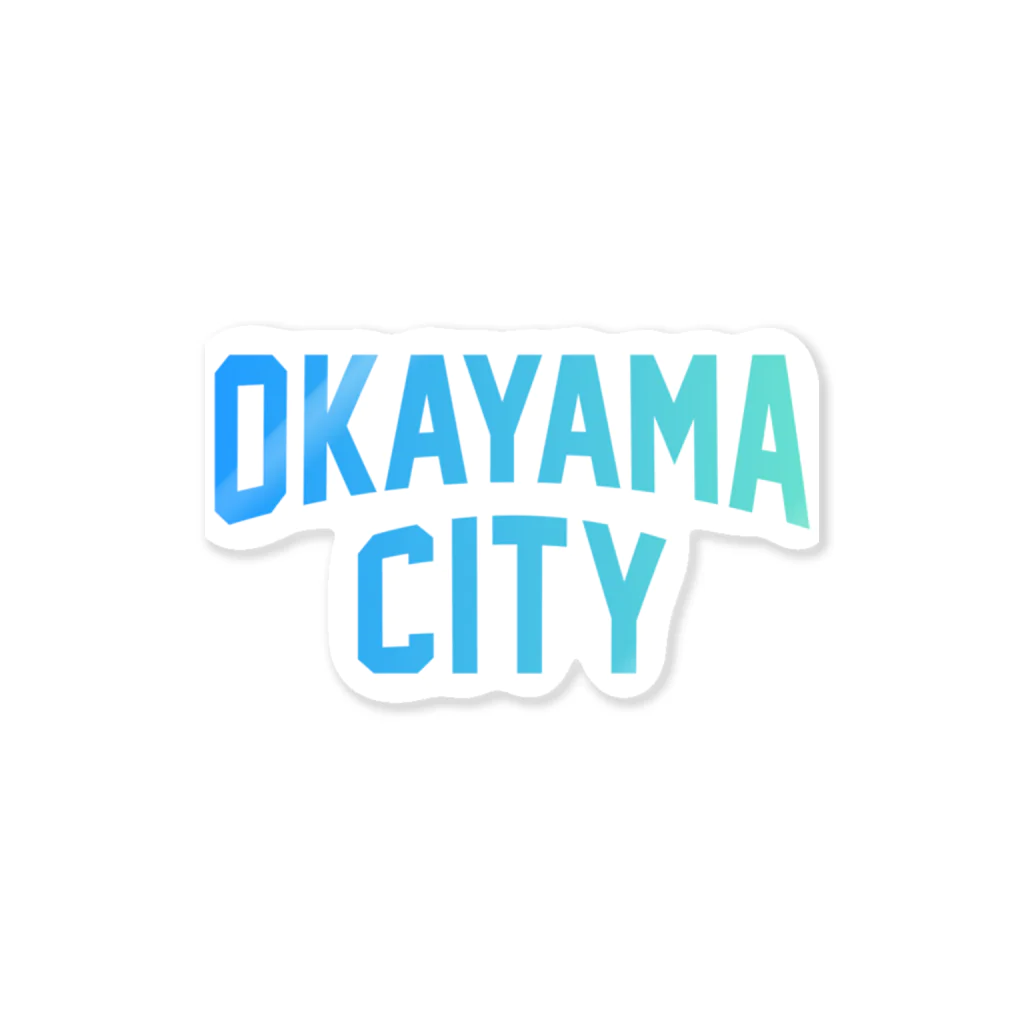 JIMOTO Wear Local Japanの岡山市 OKAYAMA CITY ステッカー