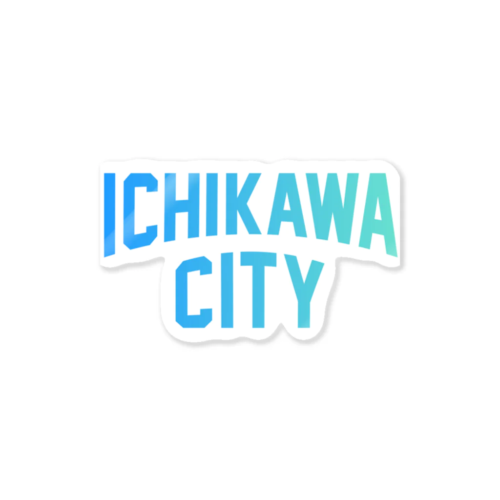 JIMOTO Wear Local Japanの市川市 ICHIKAWA CITY ステッカー