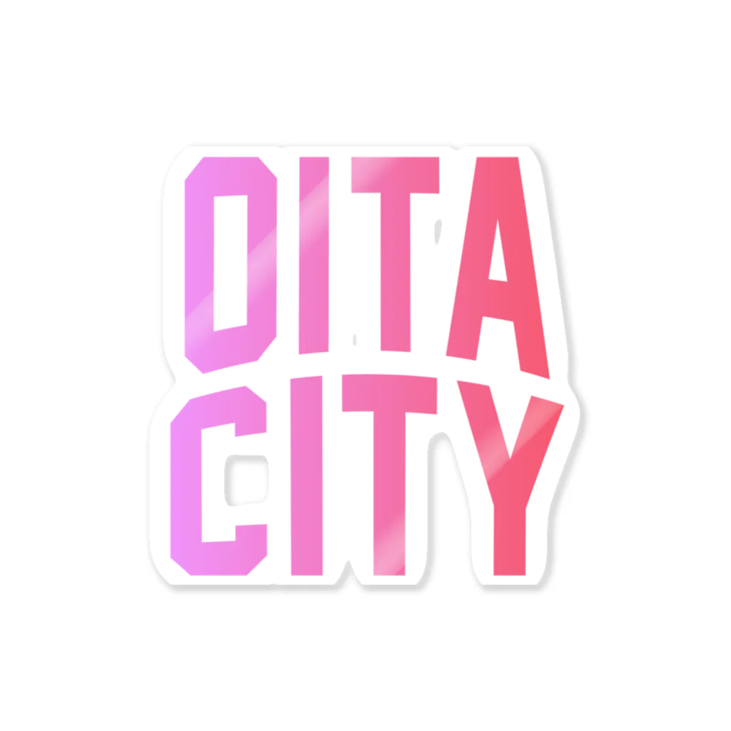 JIMOTOE Wear Local Japanの大分市 OITA CITY Sticker