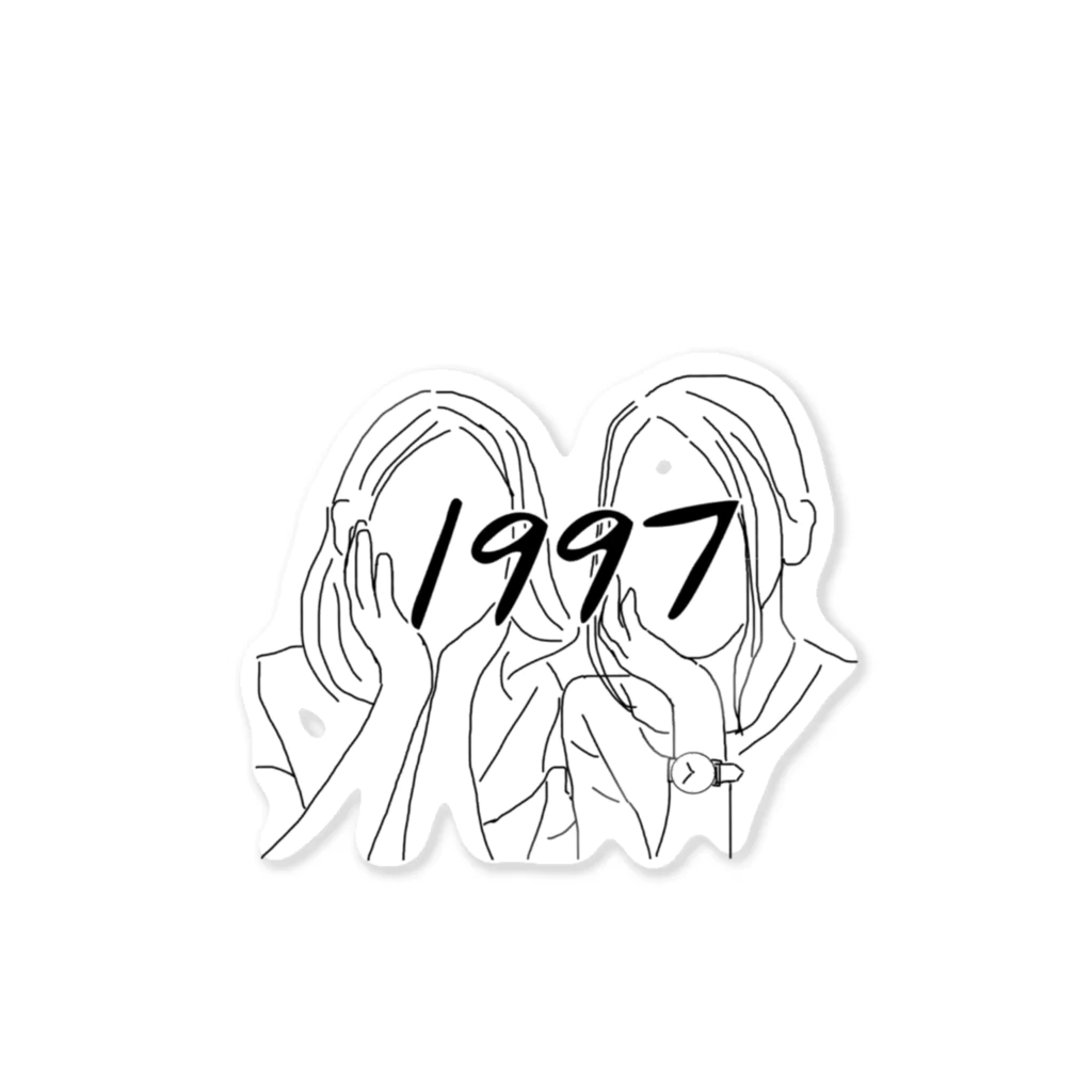 xt97の97年生まれの女の子たち Sticker