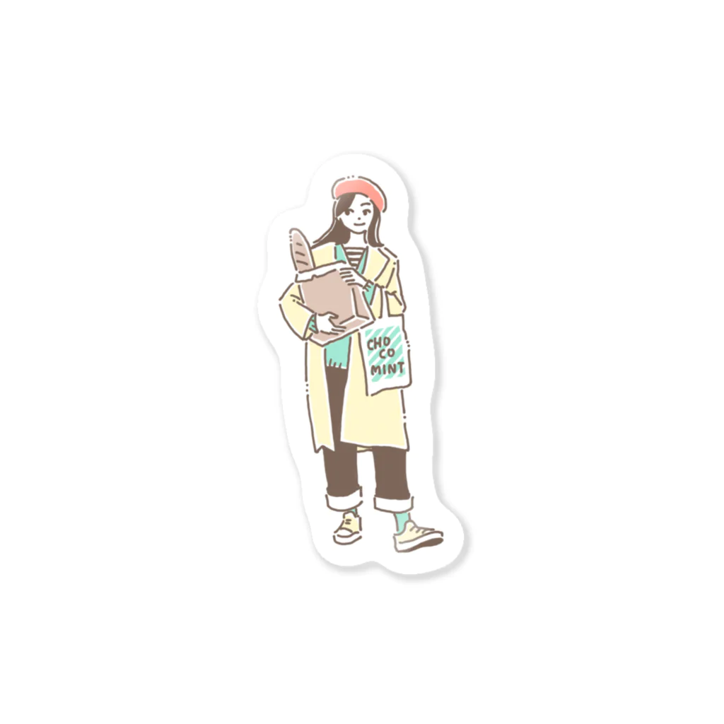 chocomiのチョコミントガール Sticker