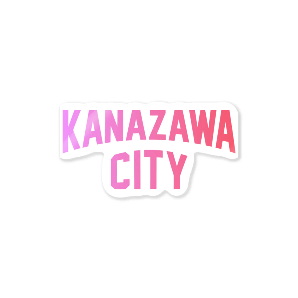 JIMOTOE Wear Local Japanの金沢市 KANAZAWA CITY Sticker