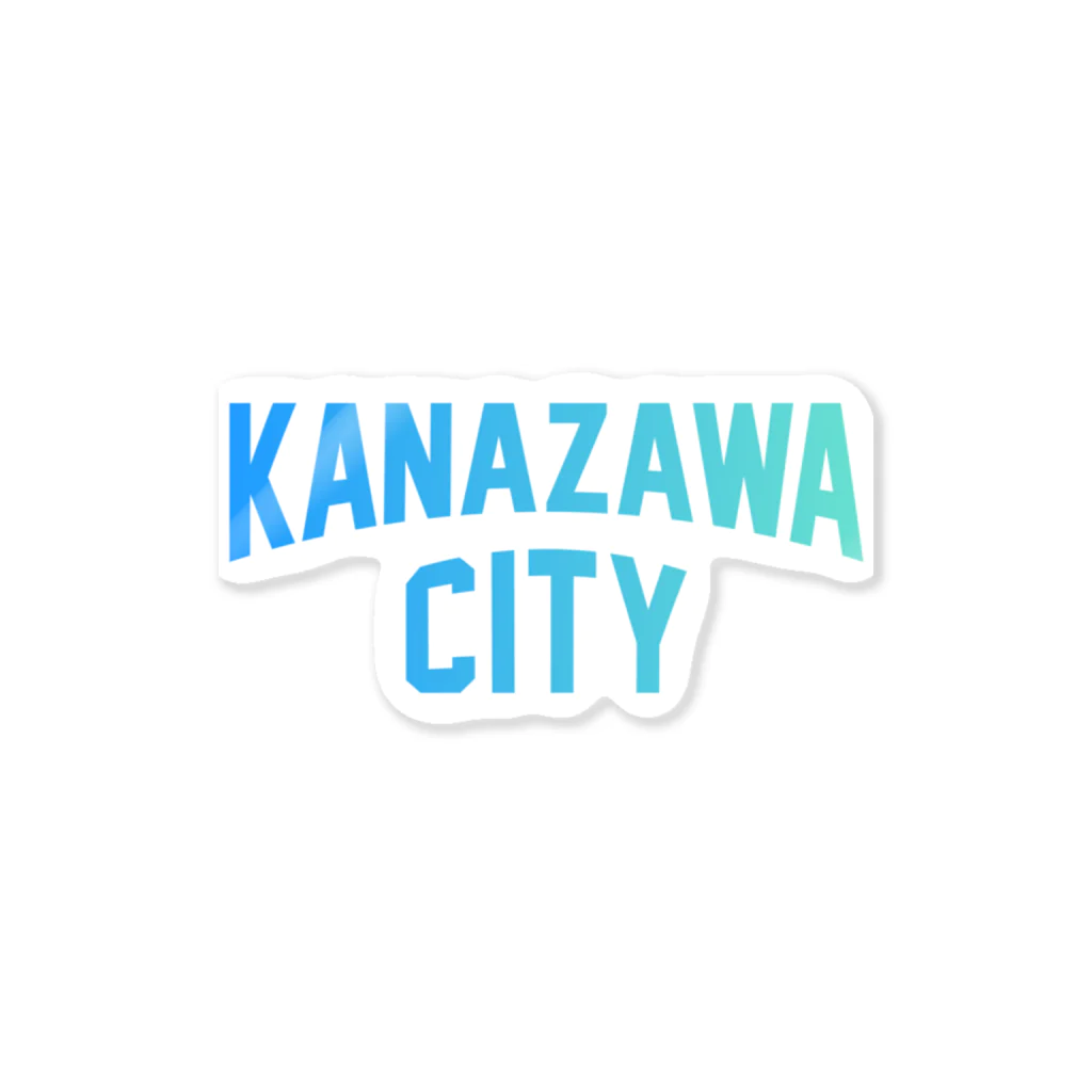 JIMOTOE Wear Local Japanの金沢市 KANAZAWA CITY Sticker