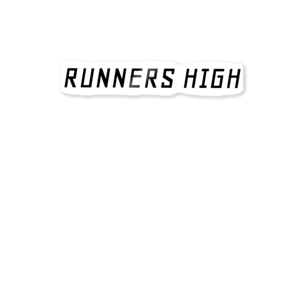 ランニング好きのお店　ランニング、マラソン向けのTシャツ、グッズのRUNNERS HIGH Sticker