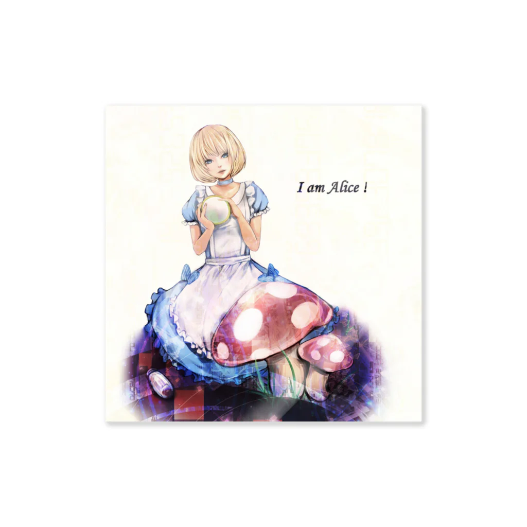 クロルのI am Alice! Sticker