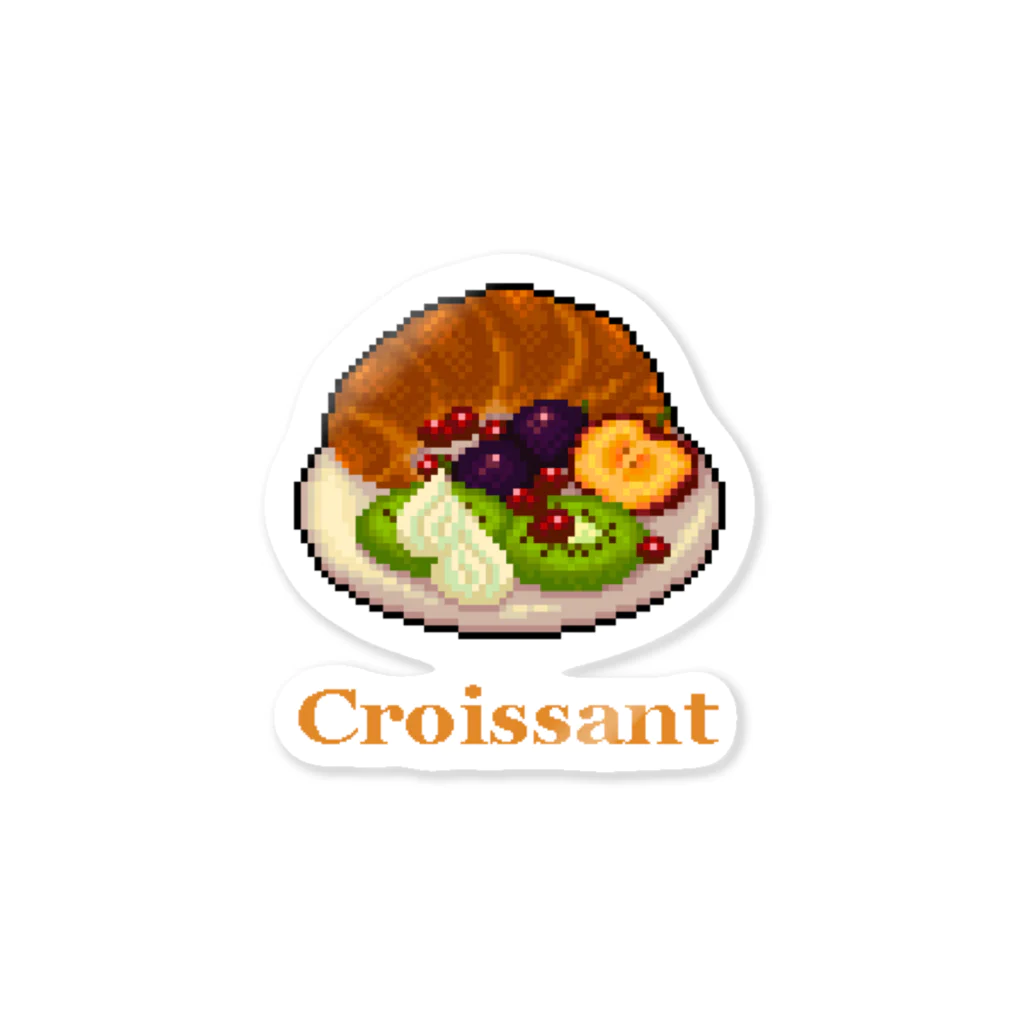 どっと屋のBreakfast Croissant ステッカー