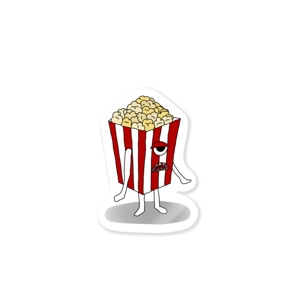 PandemoniumのPopcorn ステッカー