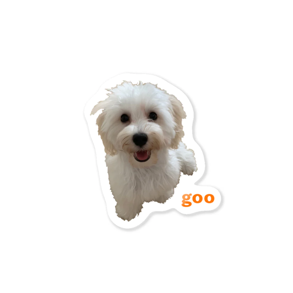 googoodsのgoo(ぐぅ) グッズ ステッカー