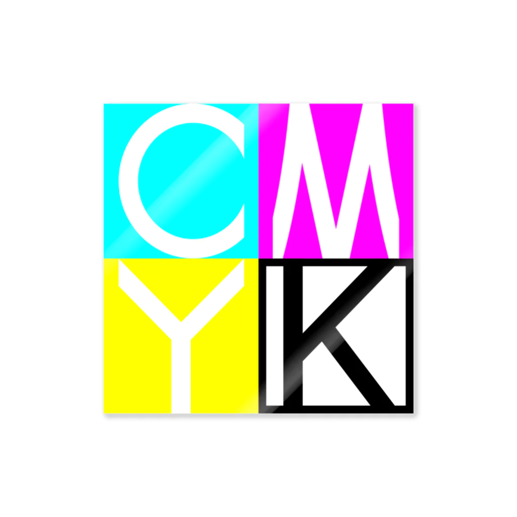 Ryoha creator studioのCMYKデザイン Sticker