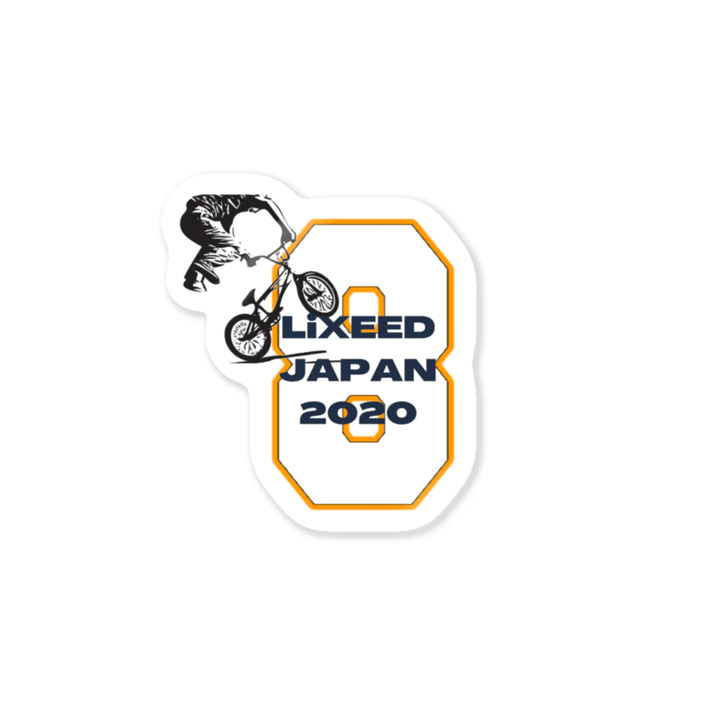 LiXEEDJAPANの背番号8 Sticker