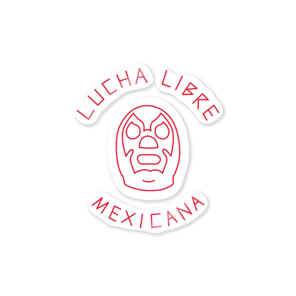 LUCHAのLUCHA LIBRE MEXICANA Sticker