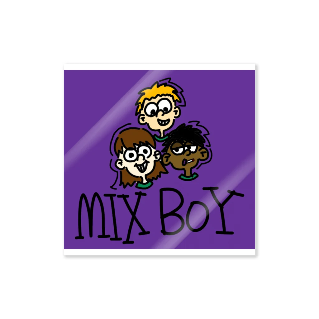 mixmilkmeのmixboy ステッカー