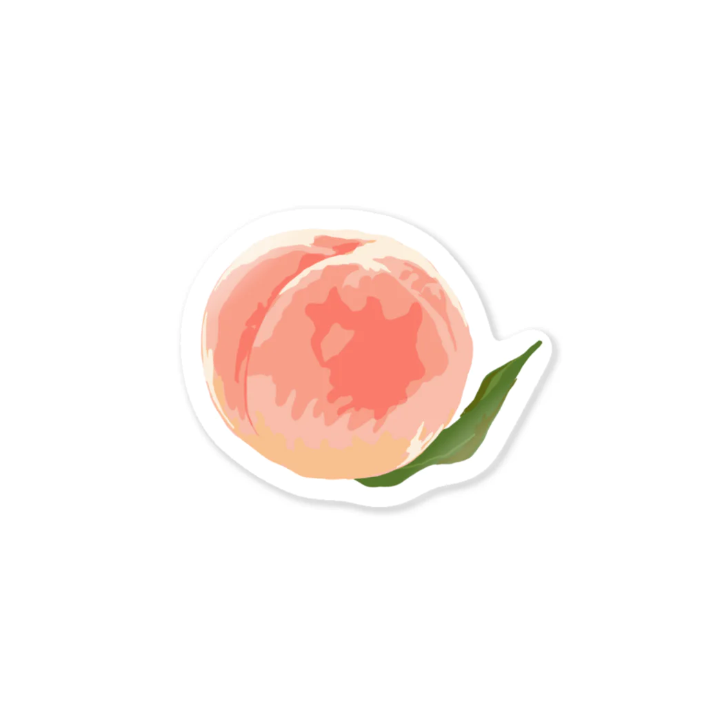 桃のステッカー🍑 / ktnkkのステッカー通販 ∞ SUZURI（スズリ）