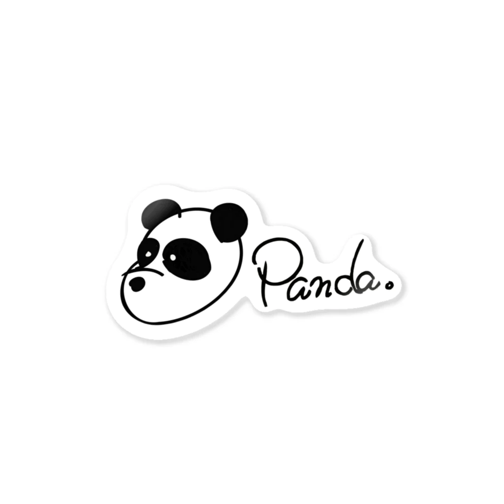 ivuのpandaくん ステッカー