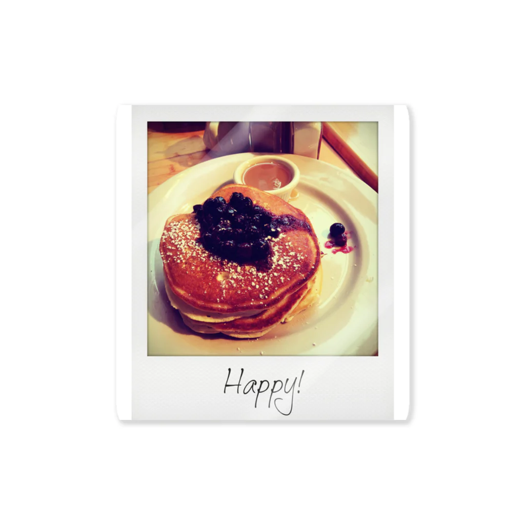 ym designのHappy pancake! ステッカー