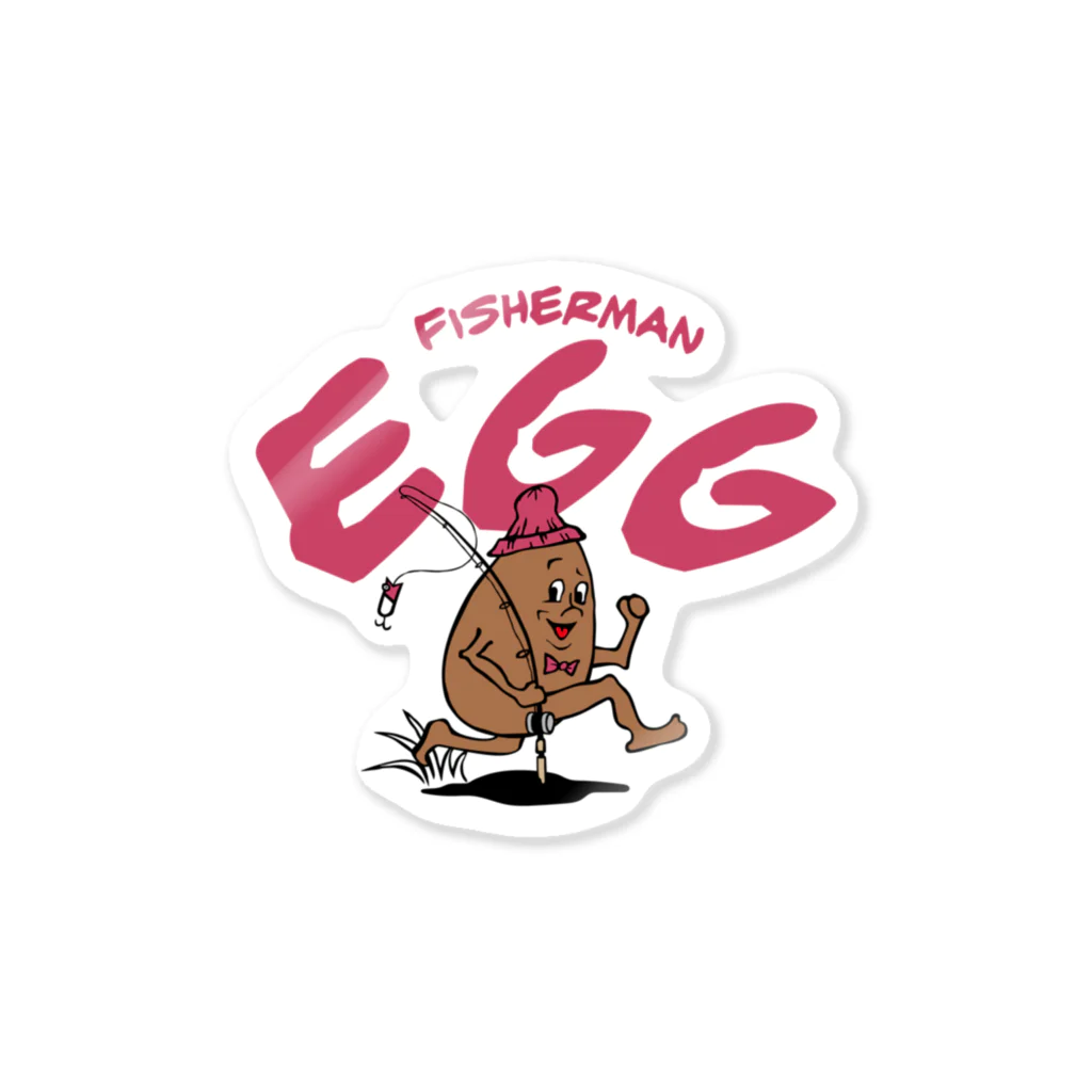 FISHERMAN EGGのEGG KUNTAMAステッカー ステッカー