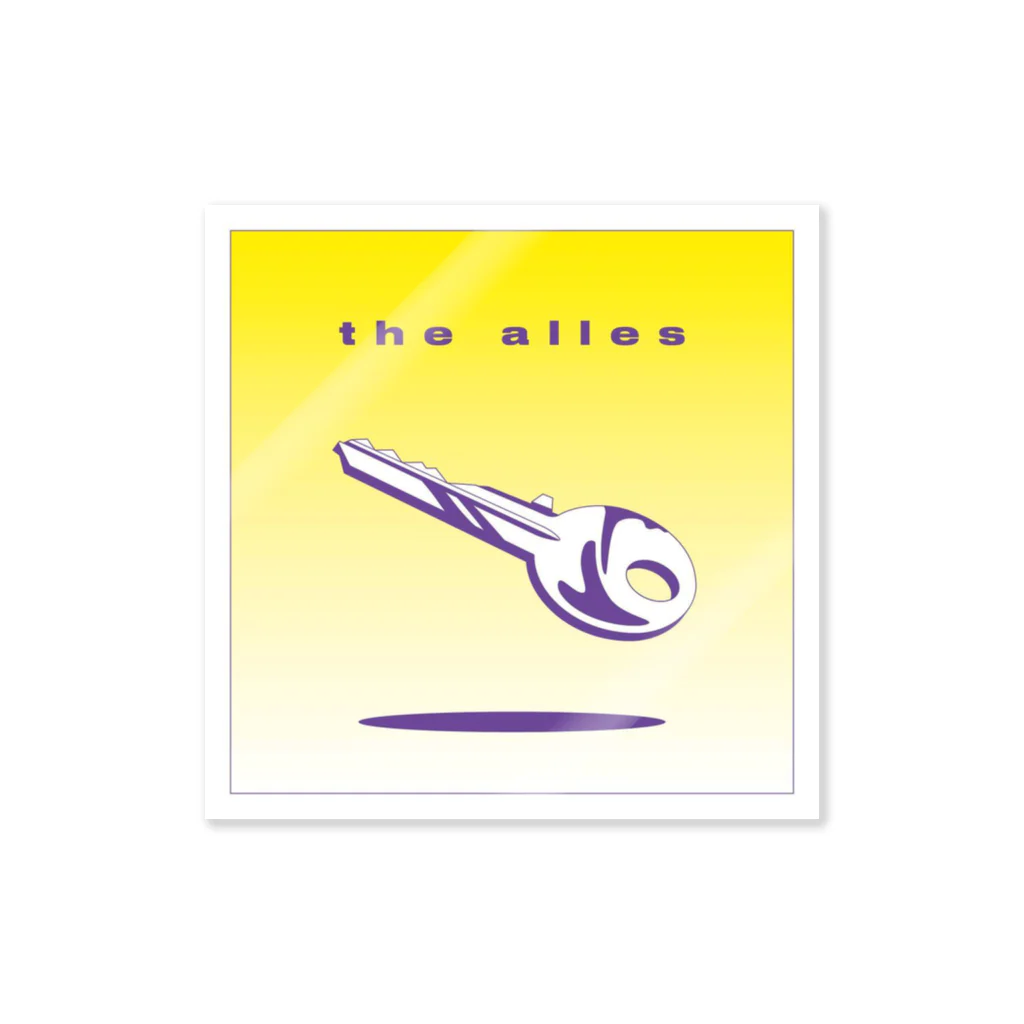 the alles  KONSUM PRODUKTのthe alles_Schluessel ステッカー