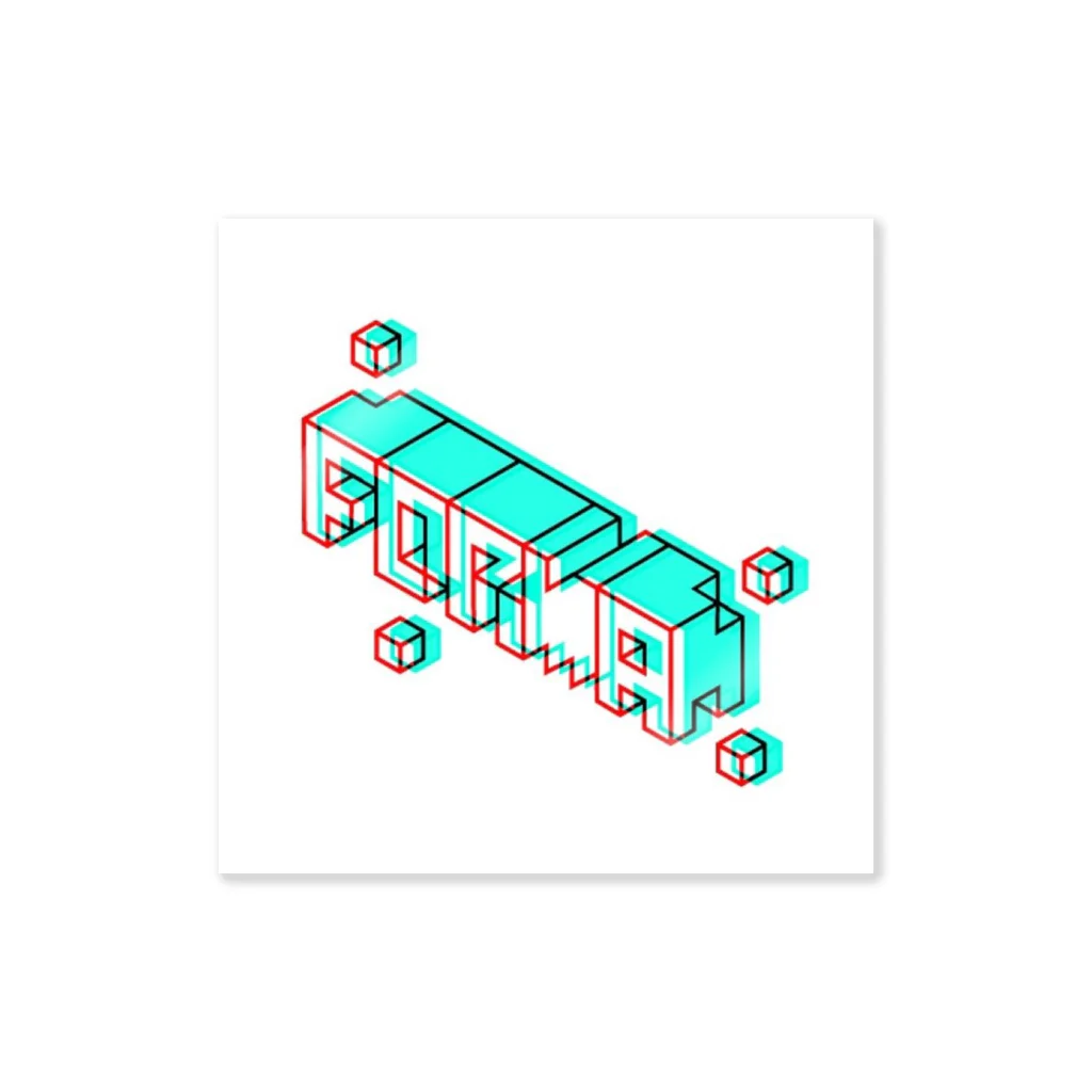 卓商店のFORMA ステッカー