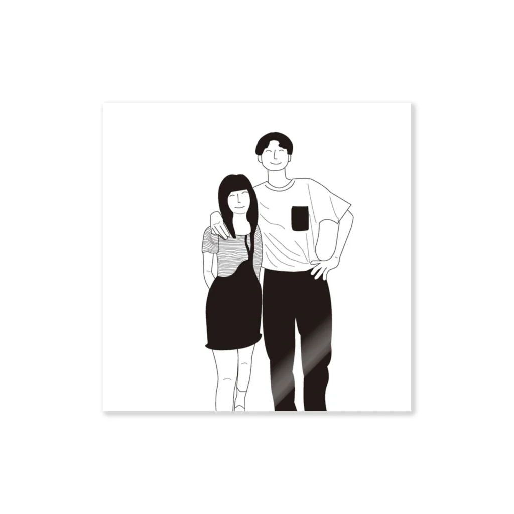 tokyomokaのcouple Sticker