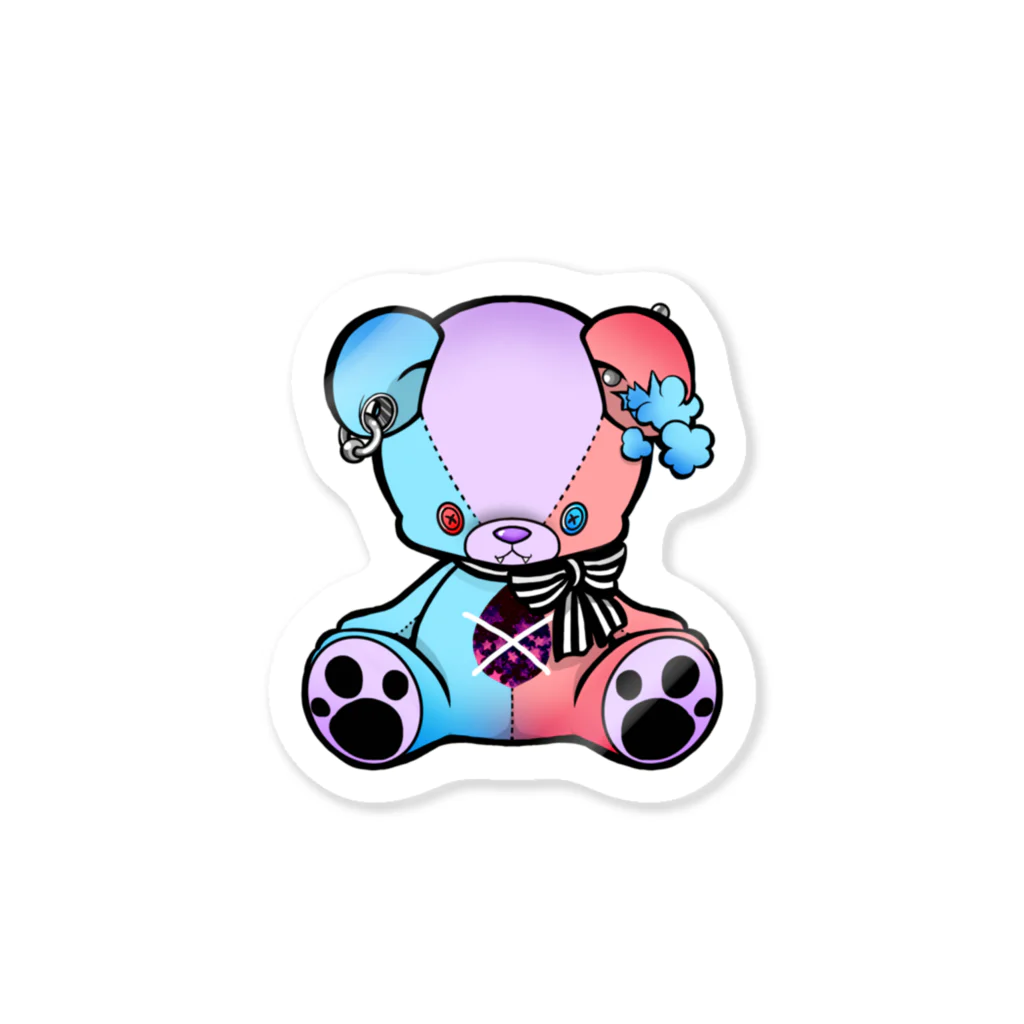 🧸🧸🧸の🧸ステッカー Sticker