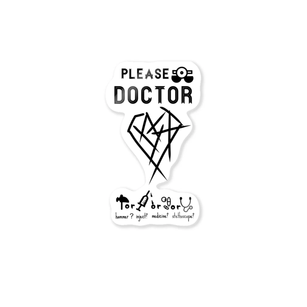 k_iのplease doctor ステッカー