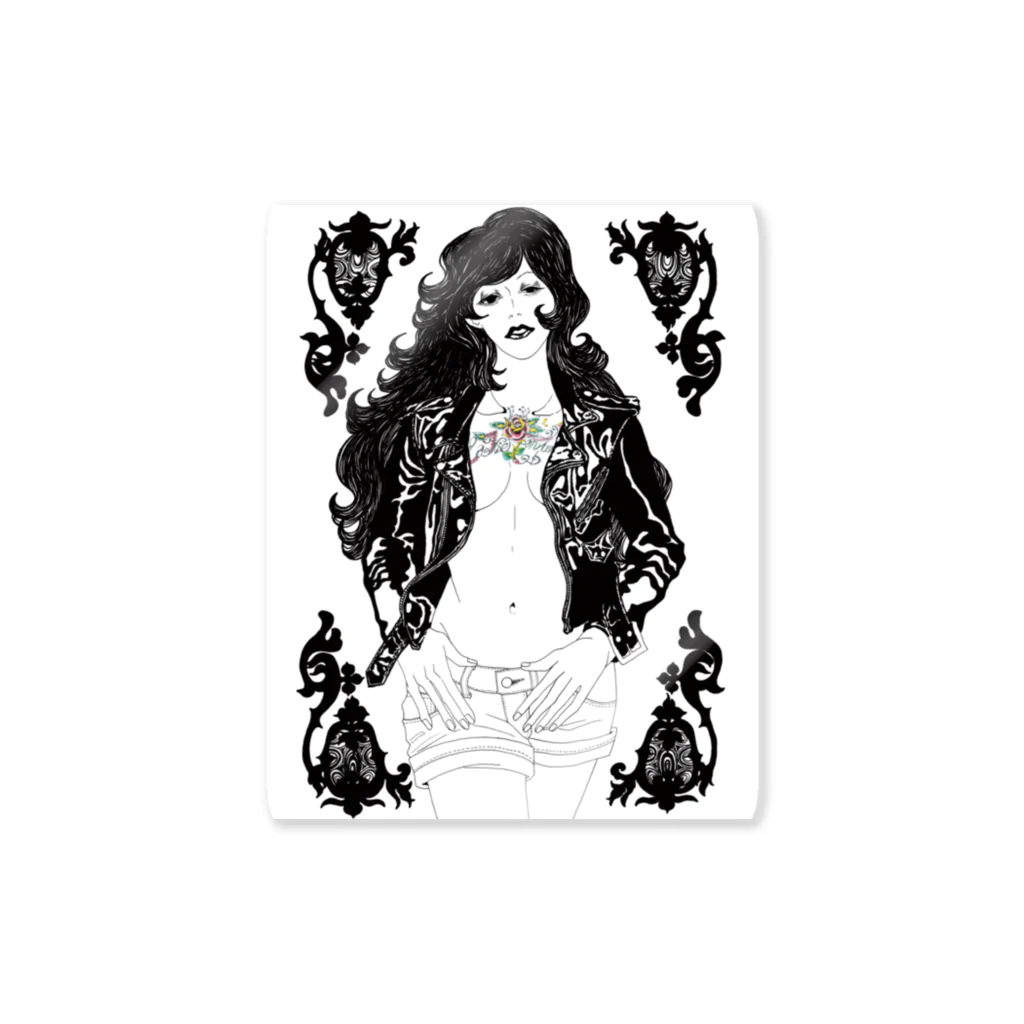 Asako ShibutaniのLa Vie en rose Sticker