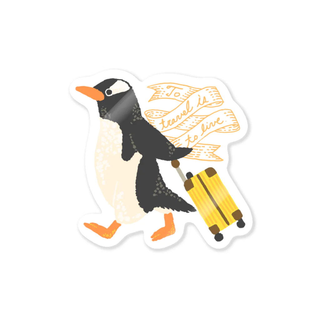 This is Mine（ディスイズマイン）の旅するペンギン ステッカー